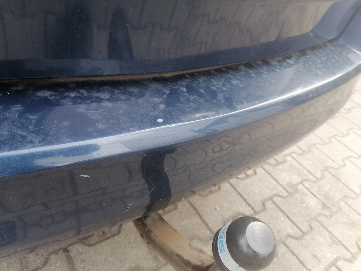 Opel Astra J Sportsturer original Sto&szlig;stange Stossf&auml;nger hinten Z22A Ozeanblau Bj.2011